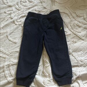 Nautica Dark Blue Kids Joggers with Logo